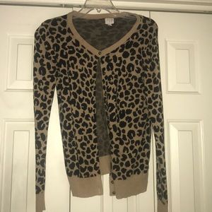 A New Day Cheetah Cardigan Size S